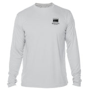 Retro Interpretive Mammoth Lakes Microfiber Long Sleeve T-Shirt