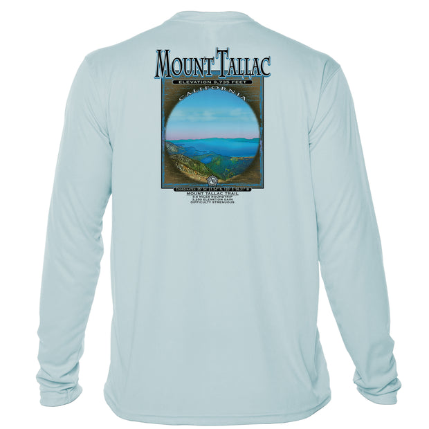 Retro Interpretive Mount Tallac Microfiber Long Sleeve T-Shirt
