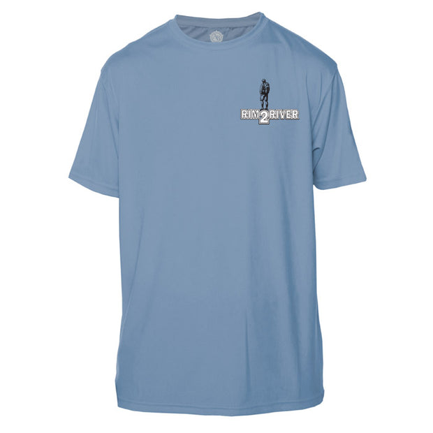 Rim 2 River Classic Mountain Short Sleeve Microfiber Men's T-Shirt