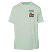 Delicate Arch National Park Vintage Destinations Short Sleeve Microfiber Men's T-Shirt
