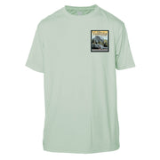 Yosemite National Park Vintage Destinations Short Sleeve Microfiber Men's T-Shirt